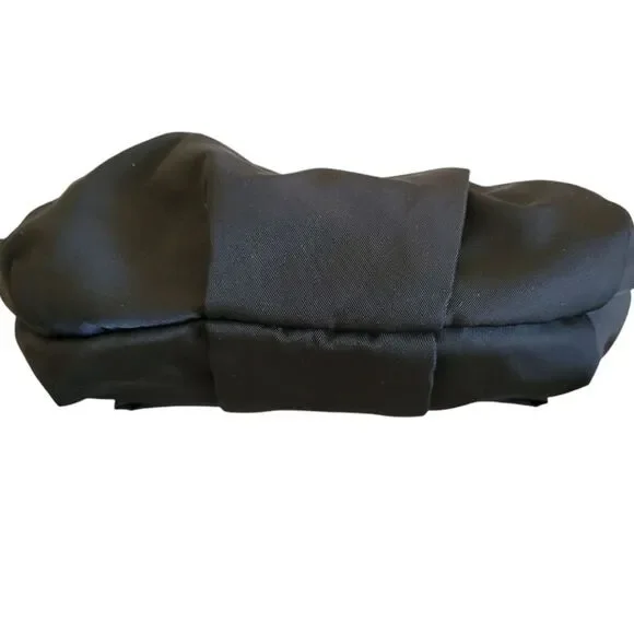 Prada Bow-Detailed Nylon Wristlet Clutch in Black - Picture 16 of 16